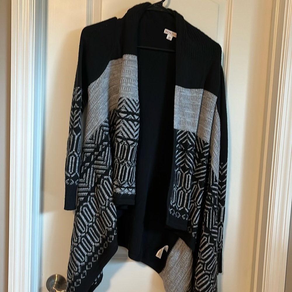 Merona black and gray Cardigan